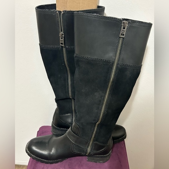 Womens Timberland suede  and leather tall fall boots - Picture 8 of 8